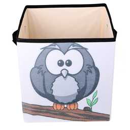 Caixa Organizadora de Brinquedos Estampada 28x30x28cm Cor:corujinha - 3