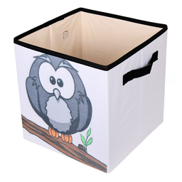 Caixa Organizadora de Brinquedos Estampada 28x30x28cm Cor:corujinha - 2
