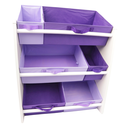Ver imagem 2 de Organizador de Brinquedos Infantil Médio Cor:Violeta e Lilas