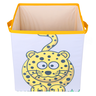Caixa Organizadora de Brinquedos Estampada 28x30x28cm Cor:leopardo - 3