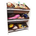Ver imagem 1 de Organizador de Brinquedos Infantil Médio Cor:Cinza e Marrom
