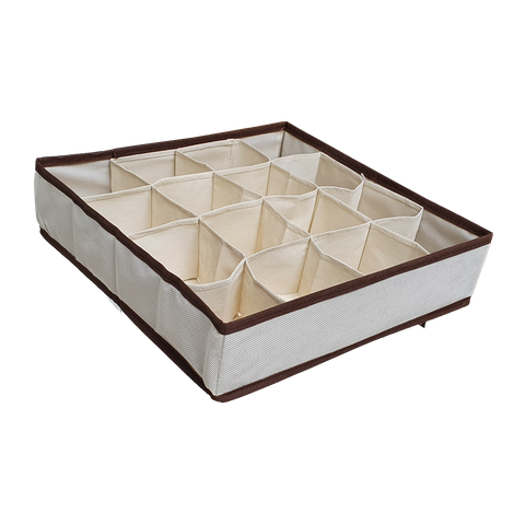 Organizador de Gavetas Organibox 36x36 com 16 Divisões Cor:vermelha