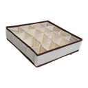 Ver imagem 1 de Organizador de Gavetas Organibox 36x36 com 16 Divisões Cor:vermelha