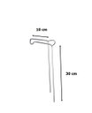 Ver imagem 3 de SUPORTES DE UMA VARA DE PESCA CHÃO FIXO 30 CM (TOTAL 40CM)