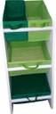 Ver imagem 1 de Organizador de Brinquedos Infantil Mini - Verde Limão e Verde Bandeira