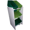 Ver imagem 2 de Organizador de Brinquedos Infantil Mini - Verde Limão e Verde Bandeira