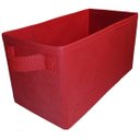 Ver imagem 1 de Caixa Colorida 14x14x28 com Alça - Vermelho - Organibox
