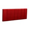 Cabeceira painel Suspensa Juliana 0,90 Para Cama Box solteiro. - Vermelho 100x100 juliana - 2