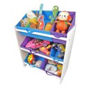 Ver imagem 2 de Organizador de Brinquedos Infantil Médio Cor:Azul e Violeta