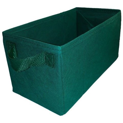 Caixa Colorida 14x14x28 com Alça - Verde Bandeira - Organibox