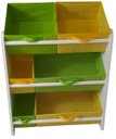 Ver imagem 2 de Organizador de Brinquedos Infantil Médio Cor:Amarelo e Verde Limão