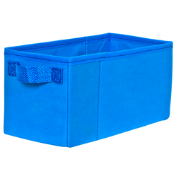 Caixa Colorida 14x14x28 com Alça - Azul - Organibox - 2
