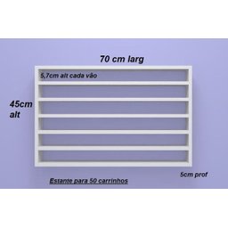 ESTANTE PARA CARRINHOS - 2