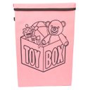 Ver imagem 1 de Cesto Porta Brinquedo, Caixa de Brinquedo - Rosa