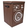 Cesto para Roupa - Marrom - 4