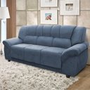 Ver imagem 5 de Conjunto de Sofá Hellen 3 e 2 Lugares Córdoba Tecido Suede Golden - Cinza