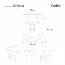 Ver imagem 4 de Assento Sanitário Riviera Branco para Vaso Celite