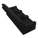 Ver imagem 2 de Poltrona do Papai Reclinável Cinema 3 Lugares Manual Baú Usb Haifa F05 Facto Preto - Lyam Decor