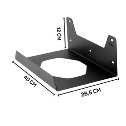 Suporte Gabinete Gamer Suspenso Lateral Mesa Parede 40x26 Cm - 4