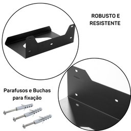 Suporte Gabinete Gamer Suspenso Lateral Mesa Parede 40x26 Cm - 3