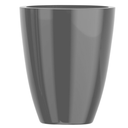 Ver imagem 1 de Vaso de Fibra de Vidro Roma P 50cm Decorativo Cinza Escuro