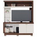 Ver imagem 2 de Estante Home Theater Ambiente Valença Nogueira Real Off White – Colibri
