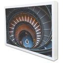 Ver imagem 2 de Quadro Decorativo Caixa Arquitetura Escadas em Espiral TaColado Moldura Caixa 3cm Madeira com Vidro