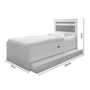 Ver imagem 3 de Bicama Larissa com Baú - Framar