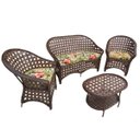 Ver imagem 1 de Conjunto Sofá e Poltronas Jogo para Varanda Area Externa Jardim