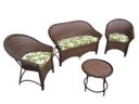 Ver imagem 2 de Conjunto Sofá Poltronas Confortaveis Jogo para Varanda Area Externa Jardim