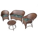 Ver imagem 1 de Conjunto Sofá Poltronas Jogo Para Varanda Area Externa Jardim