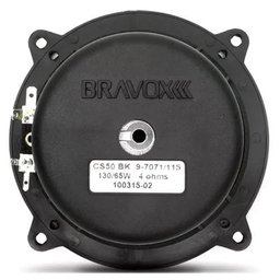 Kit 2 Vias Bravox Cs50 Bk 130W Rms Alto Falantes de 5 Polegadas - 6