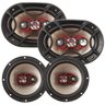 Kit Fácil Bravox com Alto Falantes de 6 e 6x9 Polegadas 240W Rms - 1