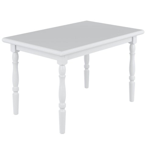 Mesa de Jantar Retangular para Cozinha 102 Branco