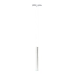 Kit 2 Pendente Tubo Palito Moderno 30cm - Branco - 2