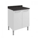 Ver imagem 1 de Balcão de Cozinha com Tampo 2 Portas 70cm Genialflex