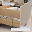 Ver imagem 7 de Cozinha Rainha 6 Peças 10 Portas Cristaleira com Rodapé Reflecta 100% MDF