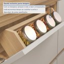 Ver imagem 6 de Cozinha Rainha 6 Peças 10 Portas Cristaleira com Rodapé Reflecta 100% MDF