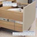 Ver imagem 7 de Cozinha Rainha 6 Peças 10 Portas Cristaleira com Rodapé Reflecta 100% MDF
