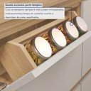 Ver imagem 6 de Cozinha Rainha 6 Peças 10 Portas Cristaleira com Rodapé Reflecta 100% MDF