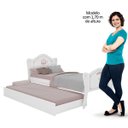 Ver imagem 5 de Cama Infantil Princesa Encantada com Cama Auxiliar Pura Magia