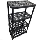 Ver imagem 1 de Estante Modular Grande Reforçada 4 Andar Plástico Util Plast