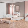 Cama Infantil Juvenil Provence Clean com Cama Auxiliar Pura Magia - 1