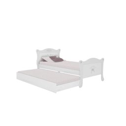 Cama Infantil Juvenil Provence Clean com Cama Auxiliar Pura Magia - 2