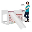Ver mais imagens de Cama Infantil com Escorregador Doce Casinha Joy Pura Magia