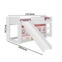 Ver imagem 6 de Cama Infantil com Escorregador Doce Casinha Joy Pura Magia
