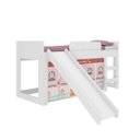 Ver imagem 4 de Cama Infantil com Escorregador Doce Casinha Joy Pura Magia