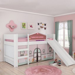 Cama Infantil com Escorregador e Luz/LED Doce Casinha Play Pura Magia - 2