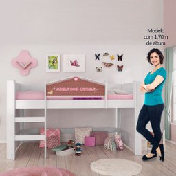 Cama Infantil com Escorregador e Luz/LED Doce Casinha Play Pura Magia - 7