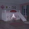 Cama Infantil com Escorregador e Luz/LED Doce Casinha Play Pura Magia - 1